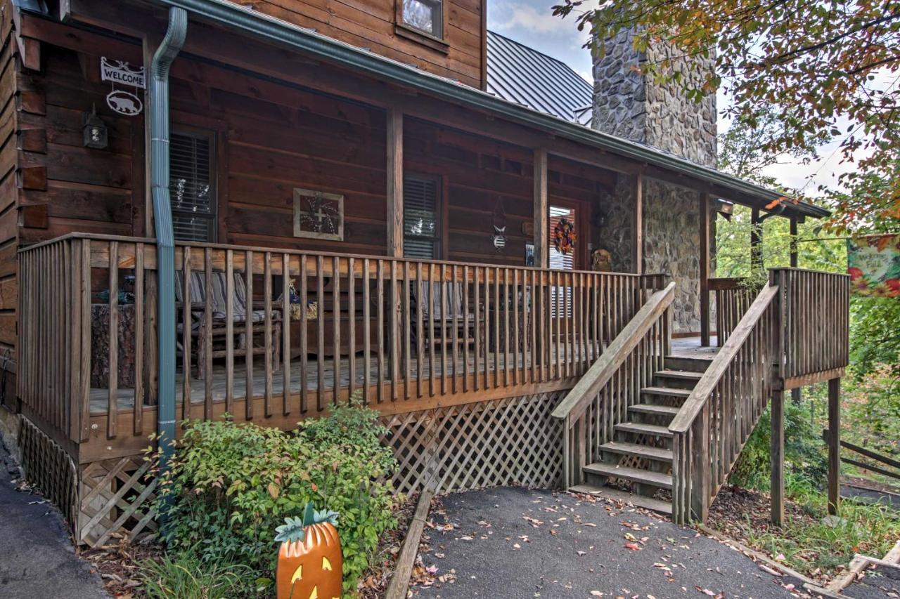 Smoky Mountains Cabin With Hot Tub, Deck And Views! Sevierville Ngoại thất bức ảnh