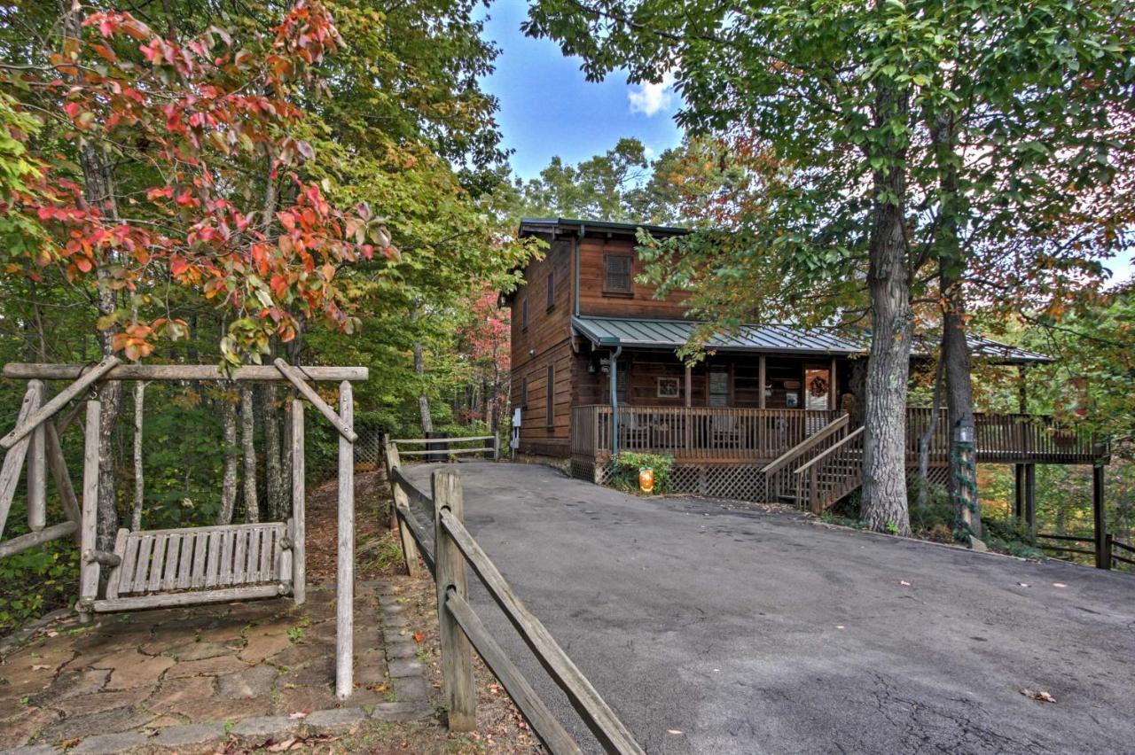 Smoky Mountains Cabin With Hot Tub, Deck And Views! Sevierville Ngoại thất bức ảnh